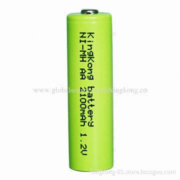 NiMH Battery, 1.2V, 2,100mAh Capacity for Electronic Link
